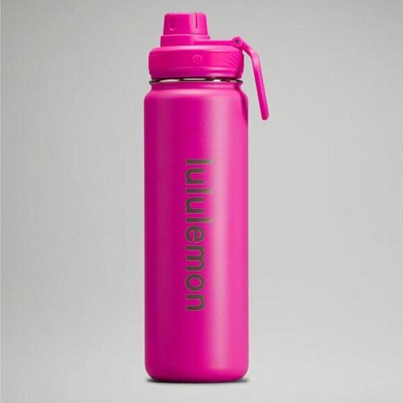 Lululemon Back to Life Sport Bottle 24oz *Logo, Sonic Pink - Picture 1 of 5